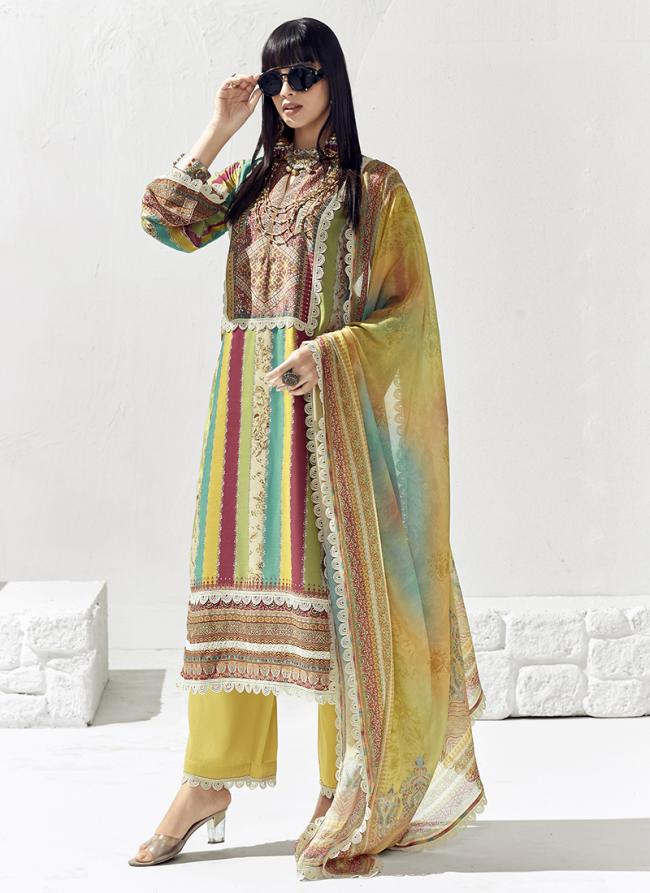 Pure Cotton Multi Colour Festival Wear Digital Printed Salwaar Suit